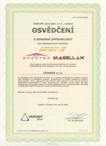 certifikát