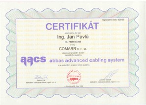 certifikát