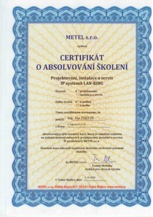 certifikát