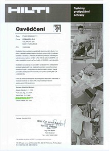 certifikát