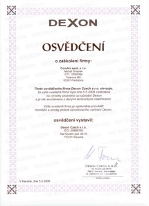 certifikát