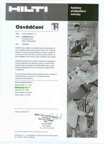 certifikát