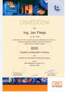 certifikát