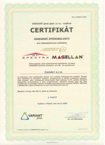 certifikát