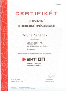 certifikát