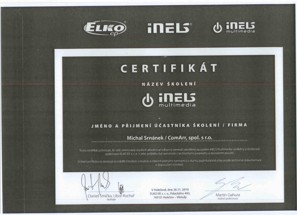 certifikát